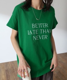 大人ロゴ刺繍Tシャツ