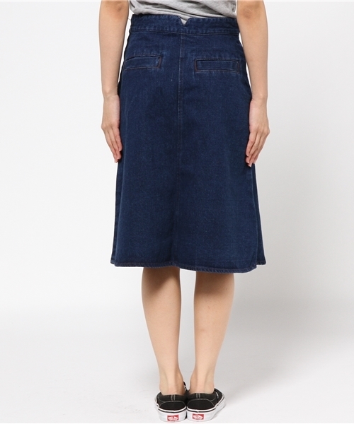 Kastane（カスタネ）の「台形スカート（スカート・レディース・カーキ/オレンジ/インディゴブルー/アイボリー・2/1）」の7枚目の写真