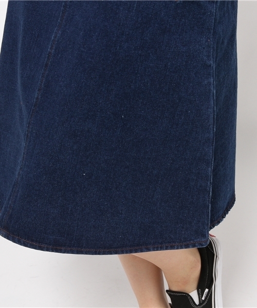 Kastane（カスタネ）の「台形スカート（スカート・レディース・カーキ/オレンジ/インディゴブルー/アイボリー・2/1）」の11枚目の写真