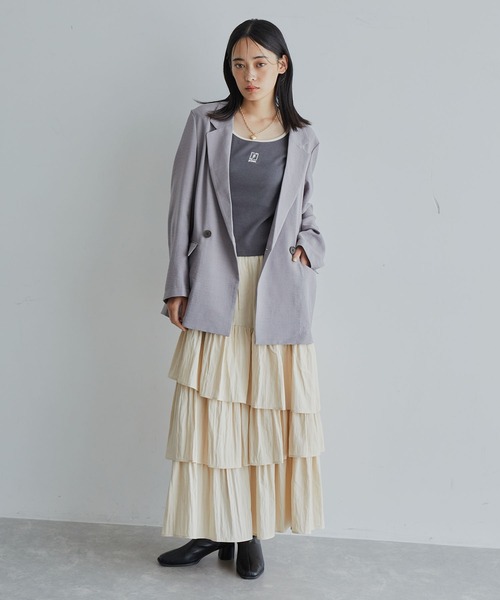 Juze（ジュゼ）の「ストレッチヒールショートブーツ（ブーツ・レディース・オフホワイト/シルバー/ブラック・S/M/L）」の10枚目の写真