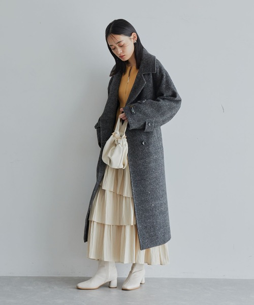 Juze（ジュゼ）の「ストレッチヒールショートブーツ（ブーツ・レディース・オフホワイト/シルバー/ブラック・S/M/L）」の7枚目の写真