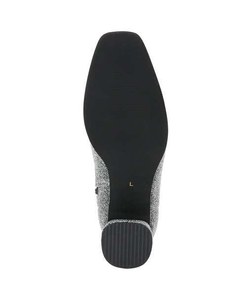 Juze（ジュゼ）の「ストレッチヒールショートブーツ（ブーツ・レディース・オフホワイト/シルバー/ブラック・S/M/L）」の15枚目の写真