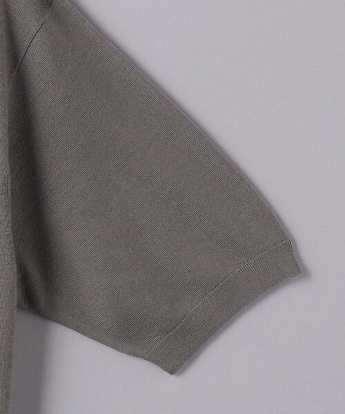 UNITED ARROWS(ユナイテッドアローズ)の「ウール ハイゲージ ニットTシャツ -ウォッシャブル-(ニット/セーター・メンズ・オフホワイト/モカ/ネイビー・M/S/XL/L)」の12枚目の写真