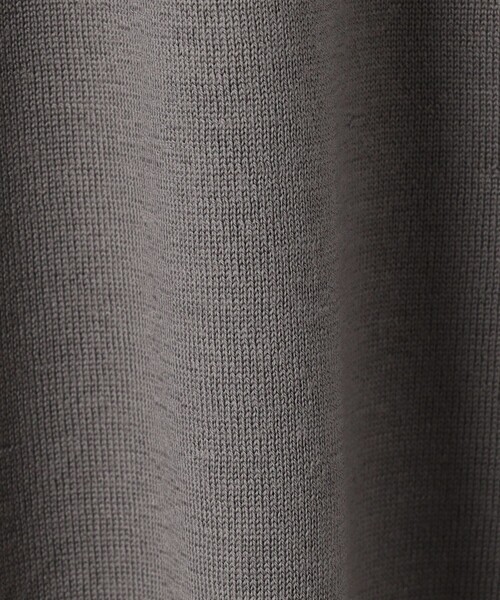 UNITED ARROWS(ユナイテッドアローズ)の「ウール ハイゲージ ニットTシャツ -ウォッシャブル-(ニット/セーター・メンズ・オフホワイト/モカ/ネイビー・M/S/XL/L)」の14枚目の写真