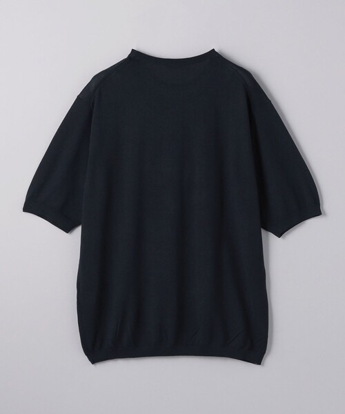 UNITED ARROWS(ユナイテッドアローズ)の「ウール ハイゲージ ニットTシャツ -ウォッシャブル-(ニット/セーター・メンズ・オフホワイト/モカ/ネイビー・M/S/XL/L)」の19枚目の写真