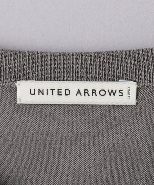 UNITED ARROWS(ユナイテッドアローズ)の「ウール ハイゲージ ニットTシャツ -ウォッシャブル-(ニット/セーター・メンズ・オフホワイト/モカ/ネイビー・M/S/XL/L)」の22枚目の写真