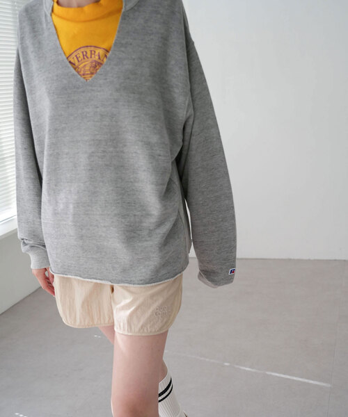 SLOBE citron.(スローブシトロン)の「《WEB限定》SLOBE citron.ナイロンショートパンツ(その他パンツ・レディース・グリーン/ベージュ・FREE)」の13枚目の写真