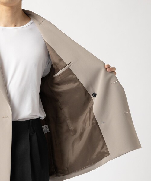 CULLNI（クルニ）の「Double Satin Zip Pocket Tailored Jacket