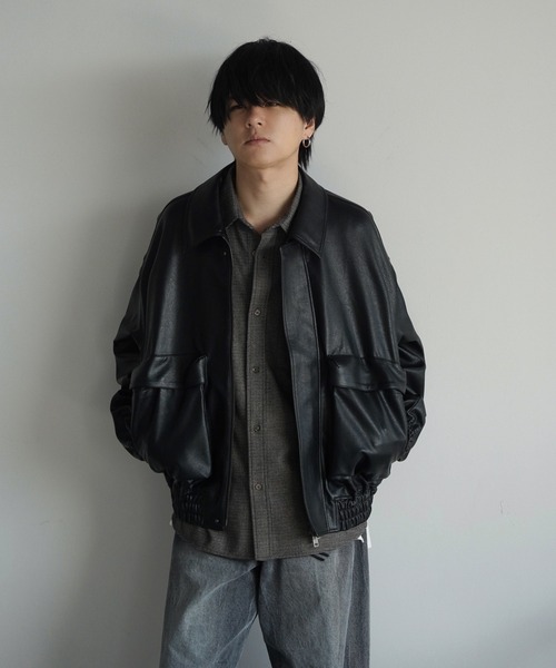 ジャケット・アウター ARTIFICIAL GRAIN SHORT BLOUSON WYM LIDNM ブルゾン アウター ARTIFICIAL GRAIN SHORT BLOUSON