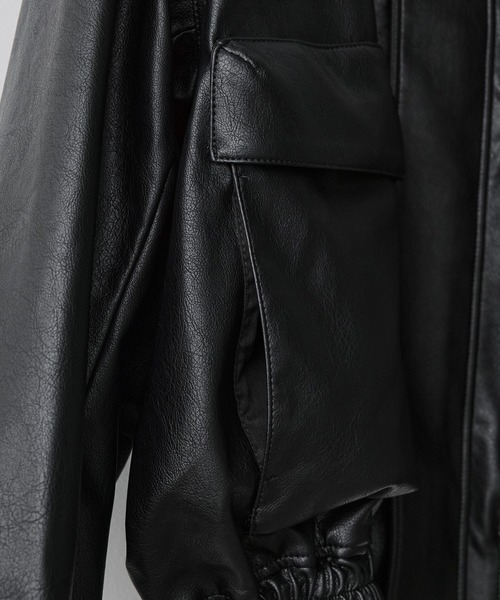 セール】ARTIFICIAL GRAIN SHORT BLOUSON（ブルゾン）｜WYM LIDNM