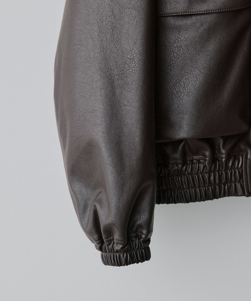 未使用級✨ ARTIFICIAL GRAIN SHORT BLOUSON セール】ARTIFICIAL GRAIN SHORT BLOUSON（ブルゾン）｜WYM