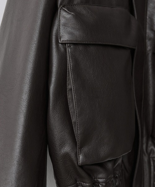 セール】ARTIFICIAL GRAIN SHORT BLOUSON（ブルゾン）｜WYM LIDNM