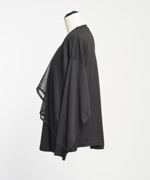 gomme(ゴム)の「ファインスムース FダブルT(Tシャツ/カットソー・レディース・チャコールグレー/ブラック・MEDIUM)」の12枚目の写真