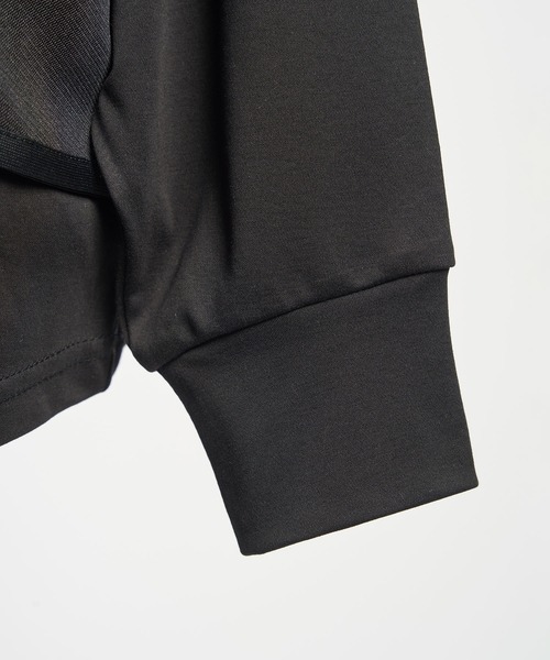 gomme(ゴム)の「ファインスムース FダブルT(Tシャツ/カットソー・レディース・チャコールグレー/ブラック・MEDIUM)」の18枚目の写真