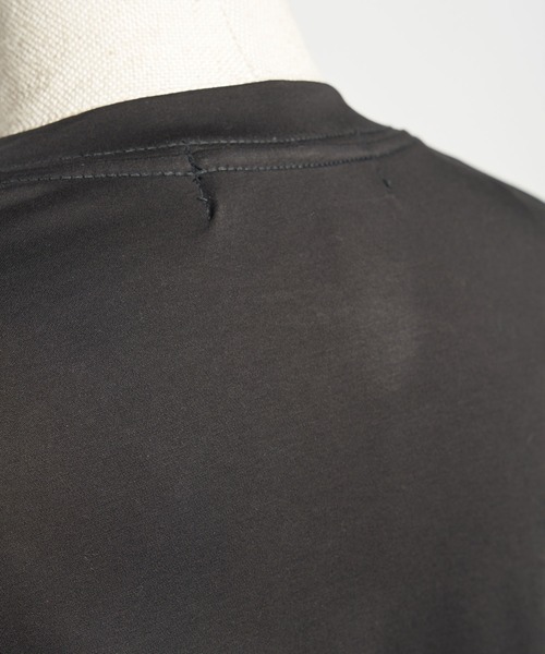 gomme(ゴム)の「ファインスムース FダブルT(Tシャツ/カットソー・レディース・チャコールグレー/ブラック・MEDIUM)」の19枚目の写真