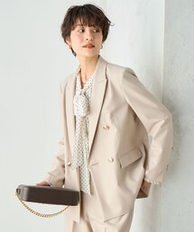 NOLLEY’S Sophi | ◇【WEB限定サイズあり】《セットアップ対応》ウール混ウォッシャブルダブルジャケット(テーラードジャケット)