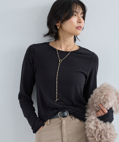 BARNYARDSTORM（バンヤードストーム）の「BARNYARDSTORM / ベアテンロンT（Tシャツ/カットソー・レディース・ホワイト/ブラウン/ブラック・S/M）」の3枚目の写真