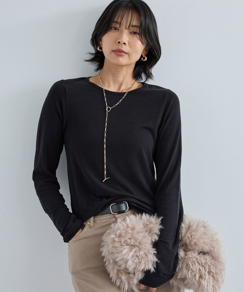 BARNYARDSTORM（バンヤードストーム）の「BARNYARDSTORM / ベアテンロンT（Tシャツ/カットソー・レディース・ホワイト/ブラウン/ブラック・S/M）」の4枚目の写真