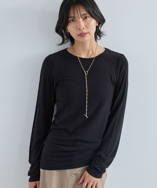 BARNYARDSTORM（バンヤードストーム）の「BARNYARDSTORM / ベアテンロンT（Tシャツ/カットソー・レディース・ホワイト/ブラウン/ブラック・S/M）」の10枚目の写真