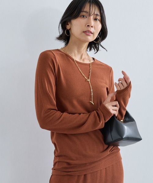 BARNYARDSTORM（バンヤードストーム）の「BARNYARDSTORM / ベアテンロンT（Tシャツ/カットソー・レディース・ホワイト/ブラウン/ブラック・S/M）」の16枚目の写真