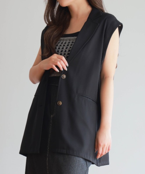 PURE BRIGHT（ピュアブライト）の「３WAYテーラードジャケット（テーラードジャケット・レディース・ベージュ/ブラック・FREE）」の11枚目の写真