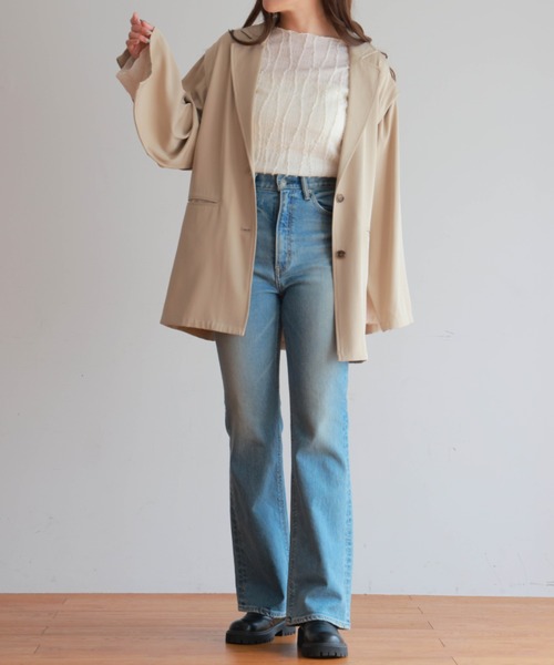 PURE BRIGHT（ピュアブライト）の「３WAYテーラードジャケット（テーラードジャケット・レディース・ベージュ/ブラック・FREE）」の13枚目の写真