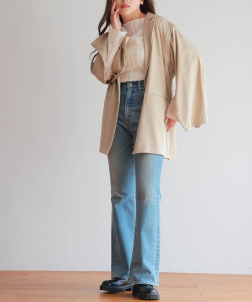 PURE BRIGHT（ピュアブライト）の「３WAYテーラードジャケット（テーラードジャケット・レディース・ベージュ/ブラック・FREE）」の21枚目の写真