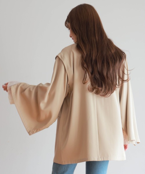 PURE BRIGHT（ピュアブライト）の「３WAYテーラードジャケット（テーラードジャケット・レディース・ベージュ/ブラック・FREE）」の20枚目の写真