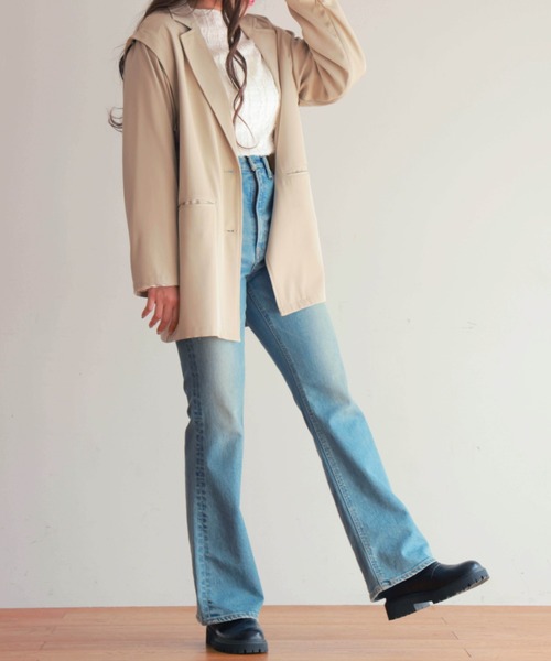 PURE BRIGHT（ピュアブライト）の「３WAYテーラードジャケット（テーラードジャケット・レディース・ベージュ/ブラック・FREE）」の16枚目の写真