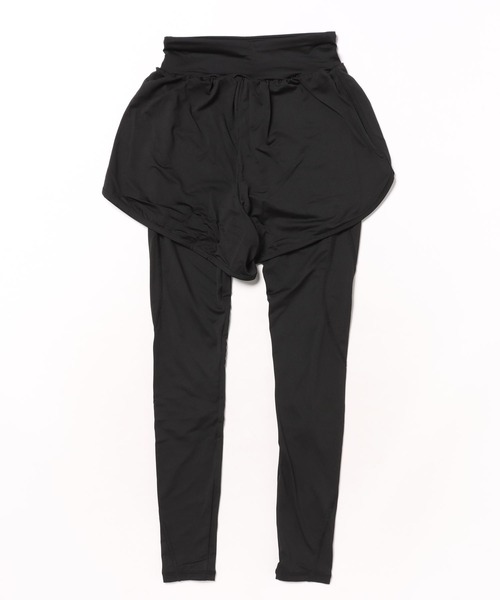 FILA（フィラ）の「ショートパンツ一体型コンプレッションレギンス（レギンス/スパッツ・レディース・ブラック・SMALL/MEDIUM/LARGE/X-LARGE）」の6枚目の写真