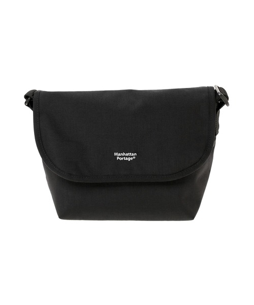 Manhattan Portage(マンハッタンポーテージ)の「Nylon Messenger Bag JR Back Pocket W/ Divider Magnet(メッセンジャーバッグ・メンズ・ブラック・SMALL)」の3枚目の写真