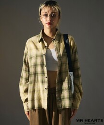 FREAK'S STORE | 限定展開 MR HEARTS/ミスターハーツ BLEACH CHECK LONG SLEEVE SHIRTS(シャツ/ブラウス)