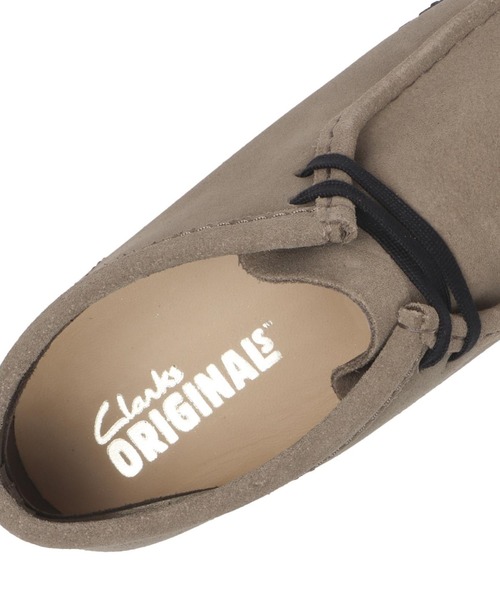 Clarks(クラークス)の「WALLABEE BOOT 26179322(モカシン/デッキシューズ・メンズ・グレー・6h/7/7h/8/8h/9/9h/10/6)」の4枚目の写真