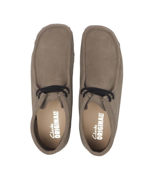 Clarks(クラークス)の「WALLABEE BOOT 26179322(モカシン/デッキシューズ・メンズ・グレー・6h/7/7h/8/8h/9/9h/10/6)」の6枚目の写真