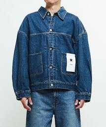 【KURO / クロ】DENSE DENIM JACKET VW003 KURO / クロ】DENSE ONE WASH/ビンテージオーバーサイズデニ （G