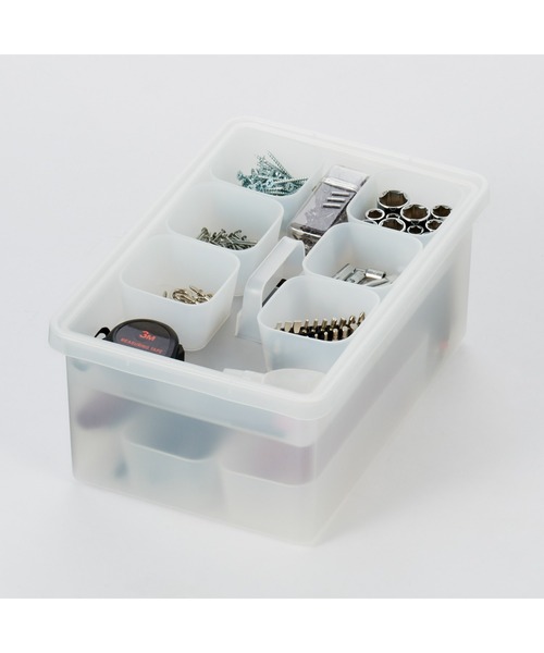 ポリプロピレン 収納ボックス 小 約幅25×奥行37×高さ16cm