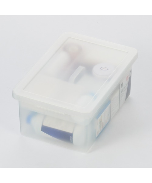 ポリプロピレン 収納ボックス 小 約幅25×奥行37×高さ16cm