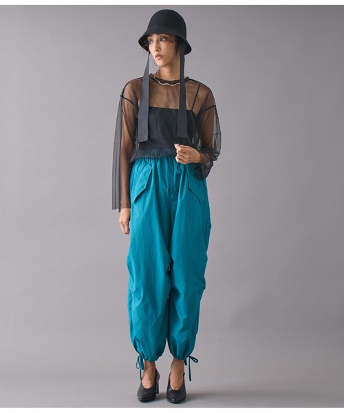 Settimissimo（セッティミッシモ）の「オーストラリアウールロングリボンハット（ハット・レディース・ブラック/アイボリー・FREE）」の10枚目の写真