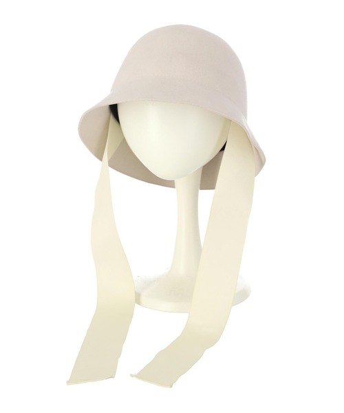 Settimissimo（セッティミッシモ）の「オーストラリアウールロングリボンハット（ハット・レディース・ブラック/アイボリー・FREE）」の11枚目の写真