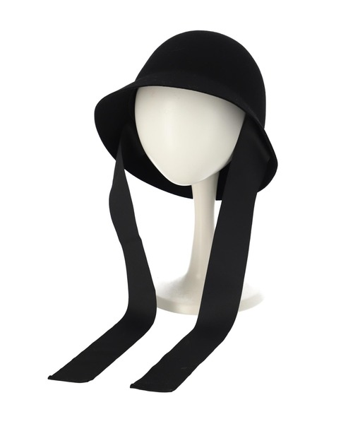 Settimissimo（セッティミッシモ）の「オーストラリアウールロングリボンハット（ハット・レディース・ブラック/アイボリー・FREE）」の12枚目の写真