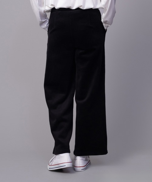 NAVY(ネイビー)の「nAvy 温℃ 裏ベロア あったか セミワイドパンツ(その他パンツ・レディース・ブラウン/ベージュ/ブラック・M/L)」の14枚目の写真