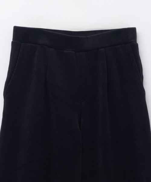 NAVY(ネイビー)の「nAvy 温℃ 裏ベロア あったか セミワイドパンツ(その他パンツ・レディース・ブラウン/ベージュ/ブラック・M/L)」の15枚目の写真