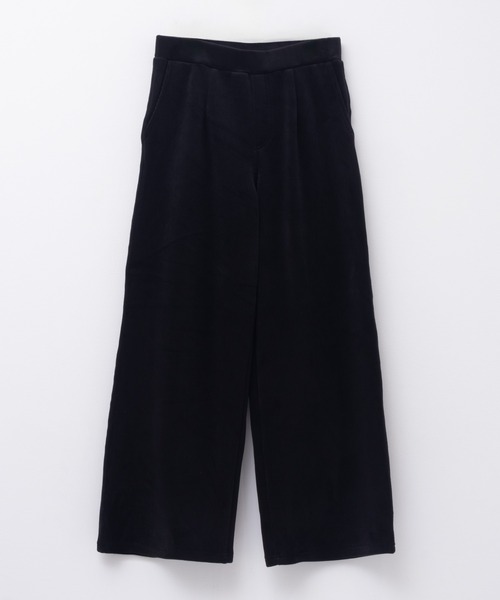 NAVY(ネイビー)の「nAvy 温℃ 裏ベロア あったか セミワイドパンツ(その他パンツ・レディース・ブラウン/ベージュ/ブラック・M/L)」の21枚目の写真