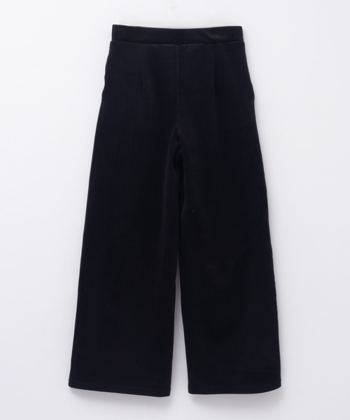 NAVY(ネイビー)の「nAvy 温℃ 裏ベロア あったか セミワイドパンツ(その他パンツ・レディース・ブラウン/ベージュ/ブラック・M/L)」の22枚目の写真