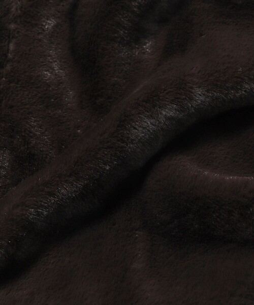 VACHEMENT（ヴァシュモン）の「VACHEMENT/ヴァシュモン エコファーブルゾン / VJ-21-009（マウンテンパーカー・レディース・ブラウン/ネイビー・ﾌﾘ-）」の15枚目の写真