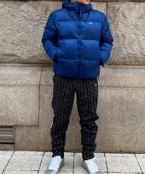 セール】撥水 バックステッチ スタンドカラー フーデッドダウン