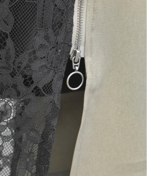 axes femme(アクシーズファム)の「ジップ付レースタイトスカート(スカート・レディース・ブラック/ホワイト/ベージュ・FREE)」の8枚目の写真
