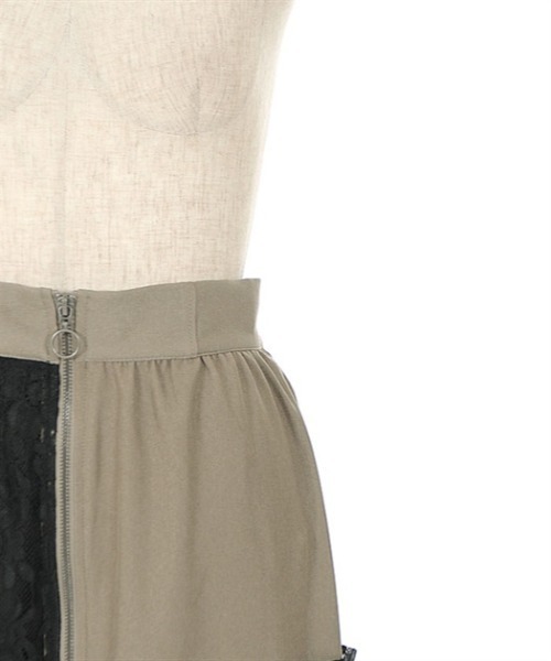 axes femme(アクシーズファム)の「ジップ付レースタイトスカート(スカート・レディース・ブラック/ホワイト/ベージュ・FREE)」の13枚目の写真