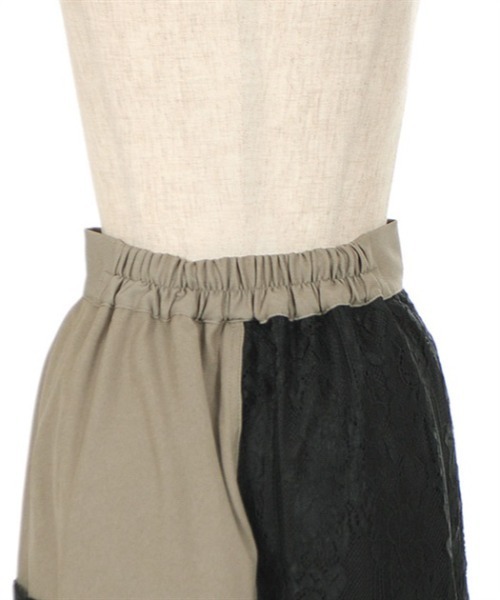 axes femme(アクシーズファム)の「ジップ付レースタイトスカート(スカート・レディース・ブラック/ホワイト/ベージュ・FREE)」の16枚目の写真