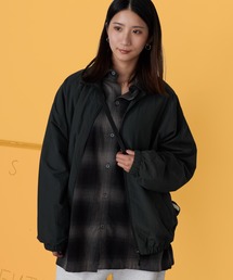 United Athle | コットンライク ナイロン トレーニング スタンドカラー ジャケット  ジップブルゾン ユニセックス オーバーサイズ（裏地付） 秋 秋服 2026年秋冬 冬服(ブルゾン)